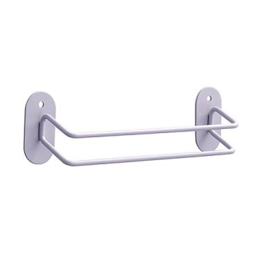 Imagem de Cabilock 1Pc Sapateira Sapateira Sapateira De Plástico Montado Parede Porta Toalha De Mão Porta Toalha De Banheiro Haste De Aço Carbono Toalheiros Montados Parede Suporte De
