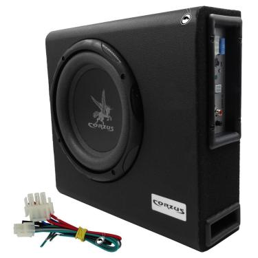 Imagem de Caixa Amplificada Automotiva Mini Slim CXMS 200 8`` Polegadas 200W Corzus