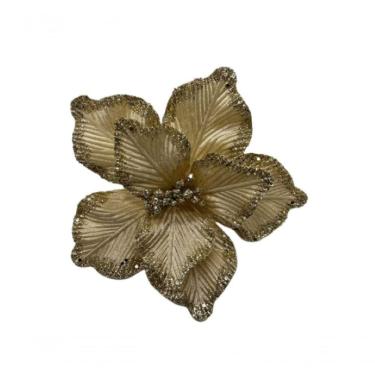 Imagem de Poinsétia Dourada 25cm - Fl553