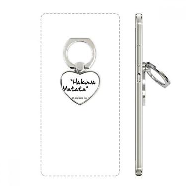 Imagem de No Worries Quote Heart Anel de celular suporte universal para presente