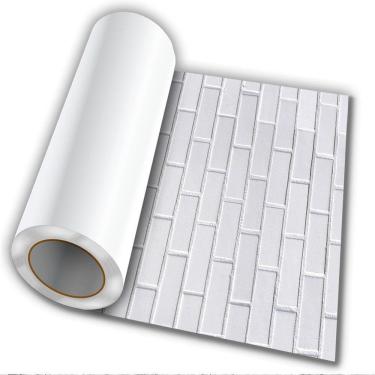 Imagem de Adesivo Autocolante Tijolo Branco 50Cmx50Cm Modelo 6