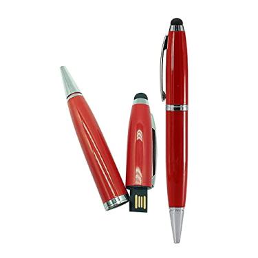 Imagem de Caneta-tinteiro de 128 GB em forma de pen drive USB 2.0, pen drive, pen drive, pen drive, pen drive, pen drive, pen drive, pen drive em U, unidade (vermelha)