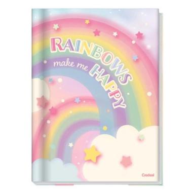 Imagem de Caderno Brochura Rainbows Infantil 80 Folhas - Credeal - Credeal Cader