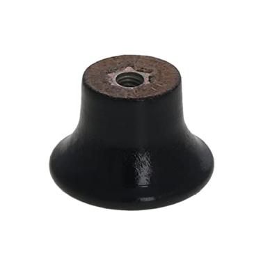 Imagem de Bettomshin 25 peças puxadores redondos de madeira 22 x 17,5 mm/0,87" x 0,69" (DxA) móveis de armário cozinha puxadores de verniz puxadores para gaveta de cômoda guarda-roupa material de madeira maciça