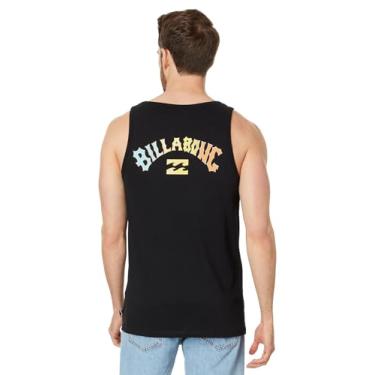 Imagem de Billabong Camiseta regata masculina com enchimento de arco, Preto, M