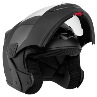 Imagem de Capacete de Moto Mixs MX Gladiator Classic Preto Fosco Articulado Escamoteável Robocop 60