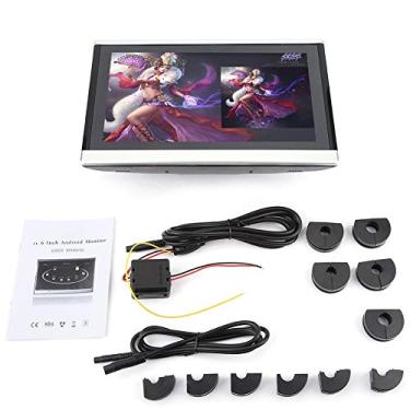 Imagem de 10.1 polegada hd carro dvd player encosto de cabeça dvd portátil digital travesseiro monitor ângulo completo estável para a maioria dos carros