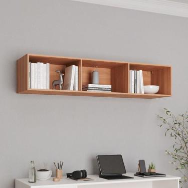 Imagem de Módulo Nicho Triplo Modulado Hera Cabecasa Madeiramadeira Louro