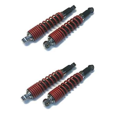 Imagem de (Pacote com 4) 30,5 cm de comprimento 10 mm ID amortecedores ajustáveis Go Kart Carrinho Minibike Minibike Mini Bike