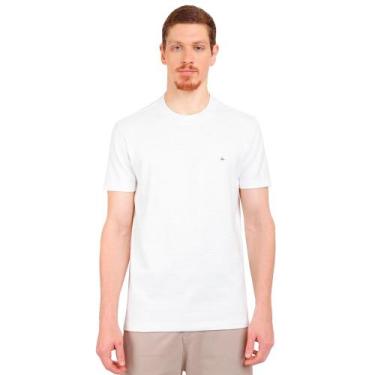 Imagem de Camiseta Aramis Suedine Canelado In24 Off White Masculino