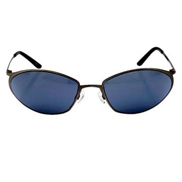 Imagem de Óculos de sol masculino Matrix Neo armação de arame de metal anti UV400 (cinza, cinza)