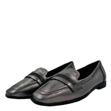 Imagem de Sapatilha Bottero Fechada Metalizada Feminina-Feminino