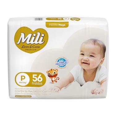 Imagem de Mili Fralda Love&Care Mega P - 56 Unidades