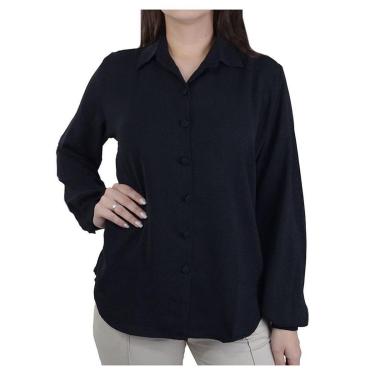 Imagem de Camisa Feminina Milani ML Debora Preta - 472-Feminino