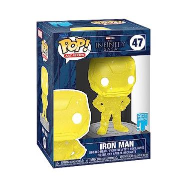 Imagem de Funko Pop 47 Iron Man Infinity Saga Yellow Art Series, Multicolor