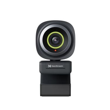 Imagem de NearStream Webcam 2K para PC, Full HD 1080p com microfone de cancelamento de ruído, foco automático, FOV ajustável, Plug & Play, câmera Web compacta para computador