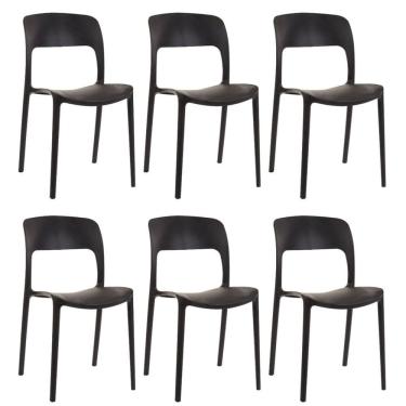 Imagem de Kit 6 Cadeiras Nina Design Interior Exterior