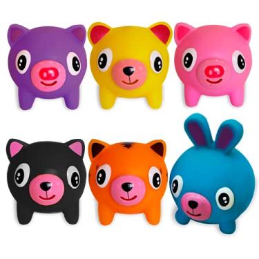 Imagem de Toyng - Bichinho de Vinil com Som - Fidget Toy - 1 item sortido (sem opção de escolha) - 6 sortimentos multicoloridos