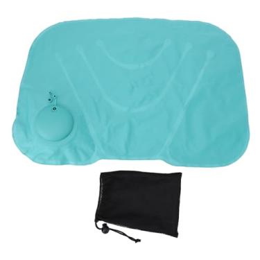 Imagem de Almofada de Apoio Lombar BTSEURY, Almofada de Viagem, Suporte Confortável para Aliviar a Fadiga Almofada Lombar Inflável Tipo Push Leve para Cadeira de Escritório de Avião de