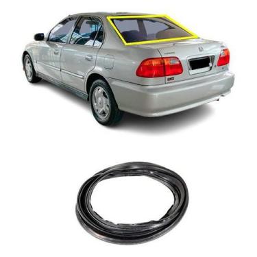 Imagem de Borracha Vidro Traseiro Vigia Honda Civic 1996 A 2000 - Disk Bor