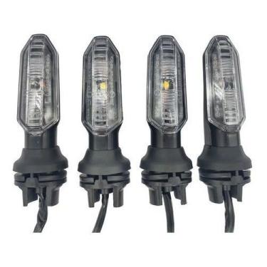 Imagem de Kit C/4 Pisca Led Seta Moto Cb Twister 250 Xre 300 Fan 150 - zem