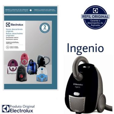 Imagem de Kit 3 Sacos Aspirador de Pó Electrolux Original - Ingenio (SBEON)