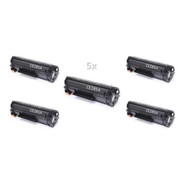 Imagem de Kit 5 UNIDADES TONER 285A 85 PARA IMPRESSORA P1102 1102 P1102W 1102W -