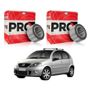 Imagem de Par Rolamento Dianteiro C3 1.6 Com Abs 2003 A 2012 - Cobra