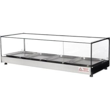 Imagem de Estufa Quente 4 Bandejas AML Erato Cinza Titã 110x45x32cm, 220V