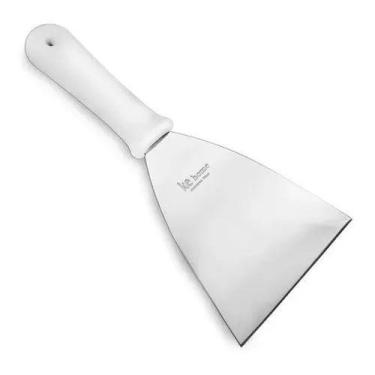 Imagem de Espátula Reta Profissional Lâmina De Inox Para Cozinha 24X12 Cm Kehome