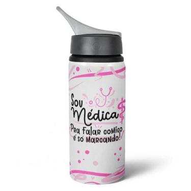 Imagem de Garrafa Squeeze NK Profissões - Sou Médica 600ml - JPS INFO