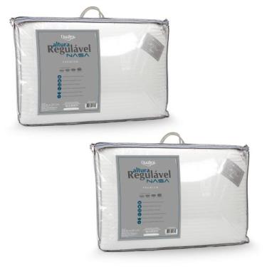 Imagem de Kit 2 Travesseiros Regulável - Nasa Premium - Duoflex