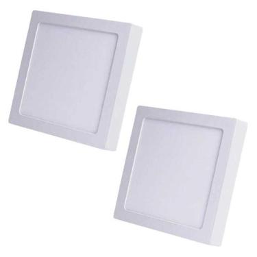 Imagem de Plafon Led Quadrado 17x17 Sobrepor Painel 12w 6500k Avant