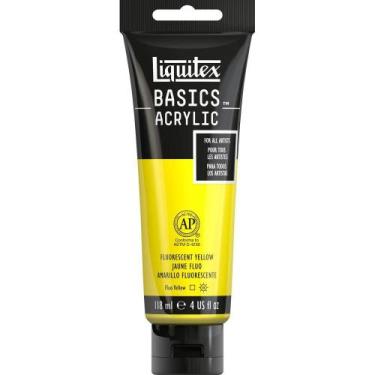Imagem de Tinta Acrílica Liquitex Basics 118ml 981 Flourescent Yellow