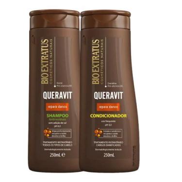 Imagem de Kit Queravit limpeza capilar 1 Shampoo Antirresíduos 250ml 1 Condicion