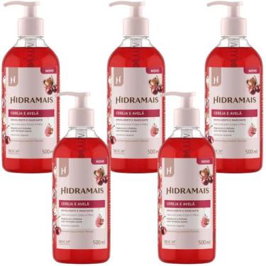 Imagem de kIT 5 Sabonete Gel Cereja e Avelã Envolvente e Marcante 500 ml Hidrama