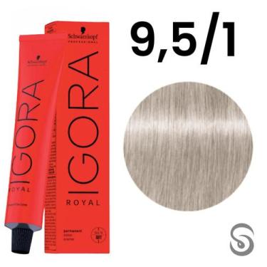 Imagem de Schwarzkopf Igora Royal Coloração 9,5/1 Pérola 60ml, UNICA