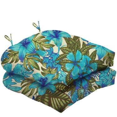 Imagem de Almofada Para Cadeira Futton Solid Estampado 40x40cm  - Azul Royal - F