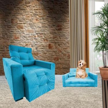 Imagem de Poltrona Retrátil e Reclinável  Do Papai Sofia Quarto Sala Mais Sofazi