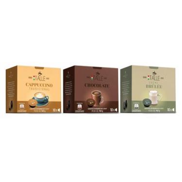 Imagem de Cápsulas Chocolate Cappuccino Dolce Gusto Café Italle 30 Und
