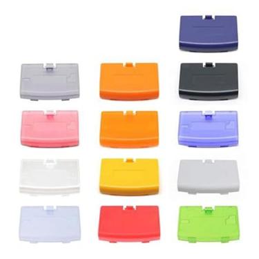 Imagem de Pacote de bateria capa de tampa traseira para substituição de acessórios de console Gameboy Advance GBA (vermelho)