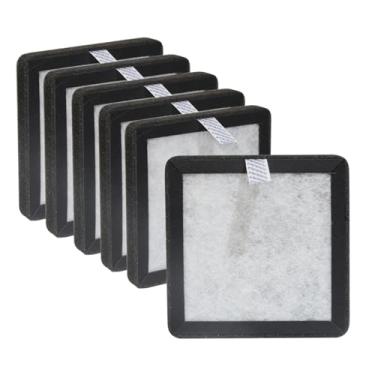 Imagem de PUREBURG Filtro de desodorização de substituição compatível com purificador de ar Potulas, pacote com 6 filtros de carbono ativado em 3 estágios