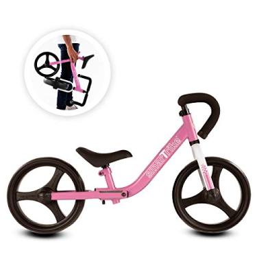 Imagem de smarTrike Bicicleta de equilíbrio para meninos e meninas de 1, 2, 3, 4 e 5 anos - bicicleta de equilíbrio infantil dobrável - bicicleta ajustável para crianças - roda sem furos de 25 cm [equipamento