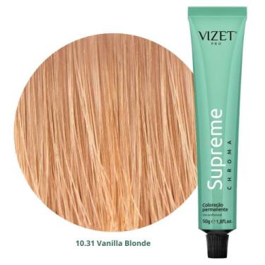 Imagem de Coloração Supreme Chroma 10.31 Vanilla Blonde 50gr Vizet