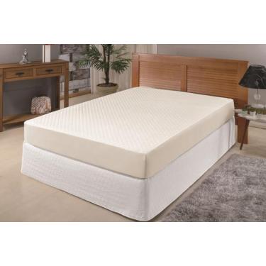 Imagem de Capa para Colchão Impermeável e Saia cama Box Queen Palha - Nathalia E