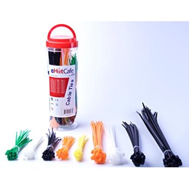 Imagem de QualGear CT2-MC-200-C abraçadeiras autotraváveis, sortidas, 200/latas