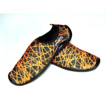 Imagem de Sapatilha Náutica Aquática Neoprene Pesca Praia Bike Esportes Unissex 