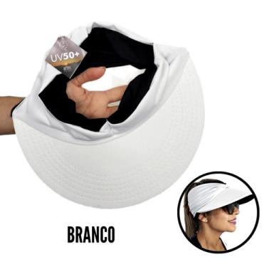 Imagem de Viseira Turbante Feminina Dupla Face Proteção Uv50+ Moda Praia - Monte