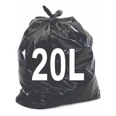 Imagem de Saco De Lixo 20 Litros Resistente 100Un - HIGIPACK