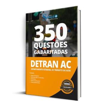 Imagem de Caderno de Questões DETRAN-AC - 350 Questões Gabaritadas - Editora Sol